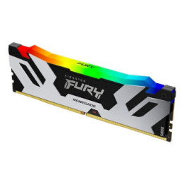 Kingston FURY Renegade KF572C38RSA-24 24GB (1x 24GB) U-DIMM System Memory  7200MHz  DDR5  CL38  Silver  RGB  Intel XMP