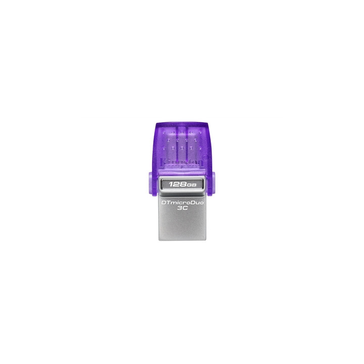Kingston DataTraveler DTDUO3CG3/128GB 128GB MicroDuo USB OTG Flash Drive  3C  USB-C and Type A