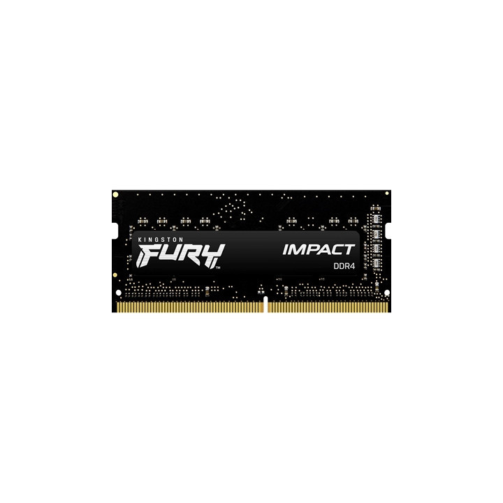 Kingston FURY Impact KF432S20IB/32 32GB (1x 32GB) SODIMM System Memory  3200MHz  DDR4  CL20  Intel XMP