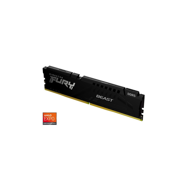 Kingston FURY Beast KF556C36BBE-16 16GB (1x 16GB) DIMM System Memory  5600MHz  DDR5  CL36  Black  Intel XMP  AMD EXPO