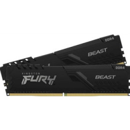 Kingston FURY Beast KF436C18BBK2/64 64GB (2x 32GB) DIMM System Memory  3600MHz  DDR4  CL18  Black  Intel XMP