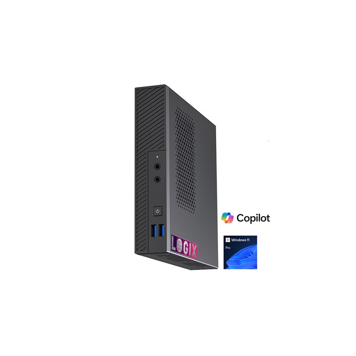LOGIX 14th Gen Intel i5 10 Core 4.70GHz 1 Litre Mini Business / Security PC for Alarm & Door Entry Systems with 16GB RAM  500GB 