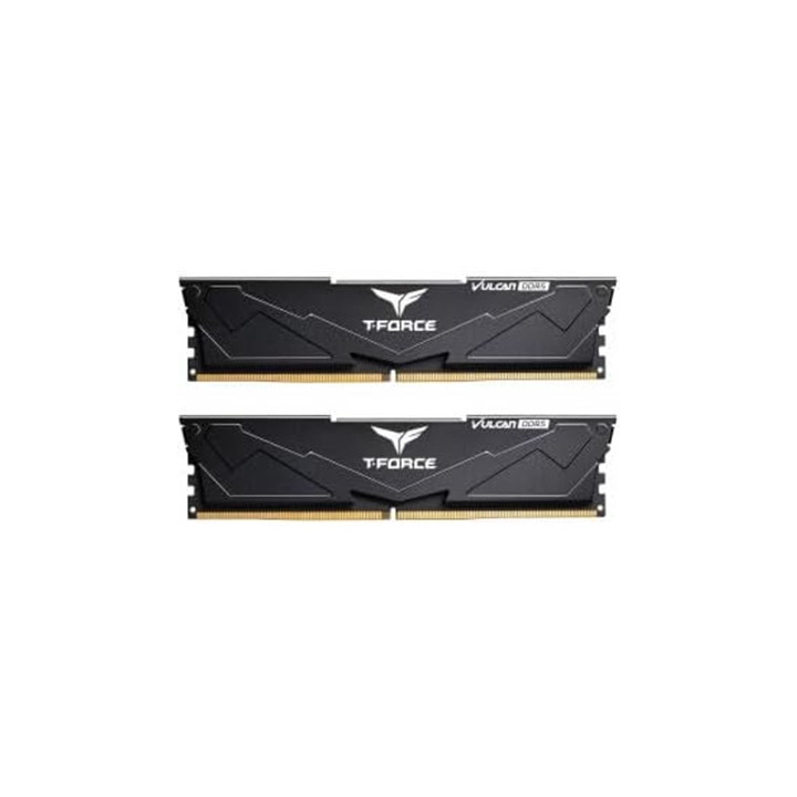 Team T-Force Vulcan FLBD516G5600HC40BDC01 System Memory  16GB (2 x 8GB) DDR5  5600MHz  CL40  Black