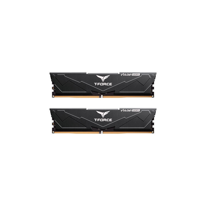 Team T-Force Vulcan FLBD516G6000HC38ADC01 System Memory  16GB (2 x 8GB) DDR5  6000MHz  CL38  Black
