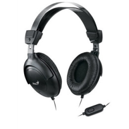 Genius HS-M505X Headset with Mic  3.5mm Connection  Plug and Play with Adjustable Headbandand  In-line microphone and Volume Con