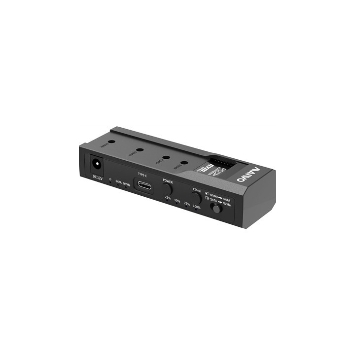 Maiwo USB Type-C  Dual Bay HDD/NVMe M2 SSD 10Gbps Clone Converter For 2.5“ and 3.5“ SATA  Clone SATA to NVMe Instantly