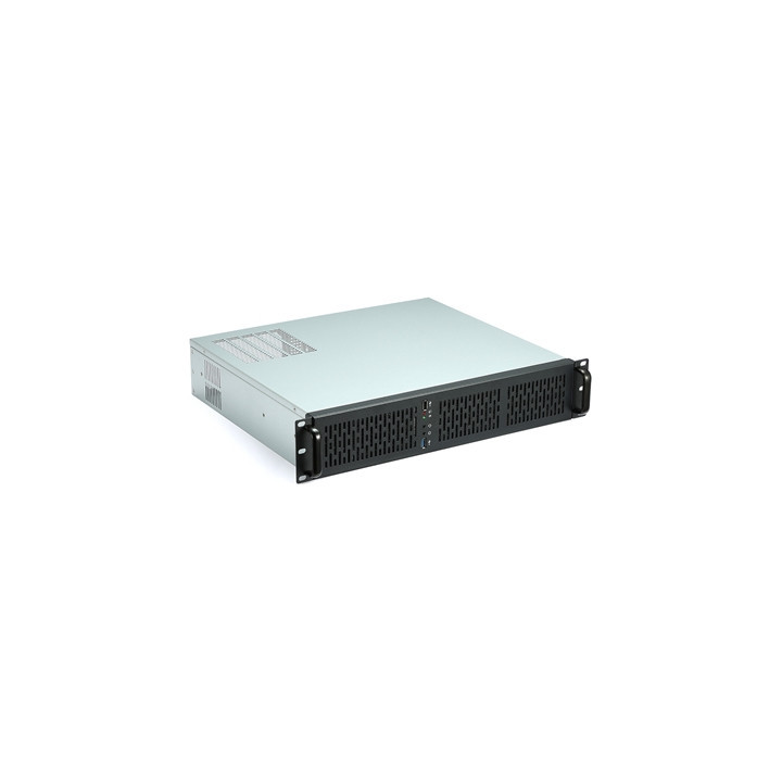 Codegen 2U400 Rackmount Server Case  1 x USB 3.0  / 1 x USB 2.0  380 MM Deep  3 x 80 mm PWM Hydraulic Bearing  Micro ATX  Mini I