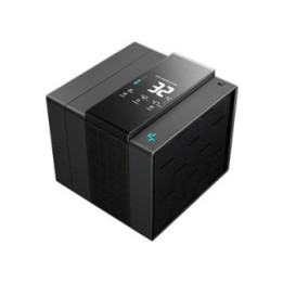 DeepCool Assassin IV VC Vision Dual-Fan CPU Air Cooler with 140mm & 120mm Fans  Vapour Chamber Base  Digital Display for Real-Ti