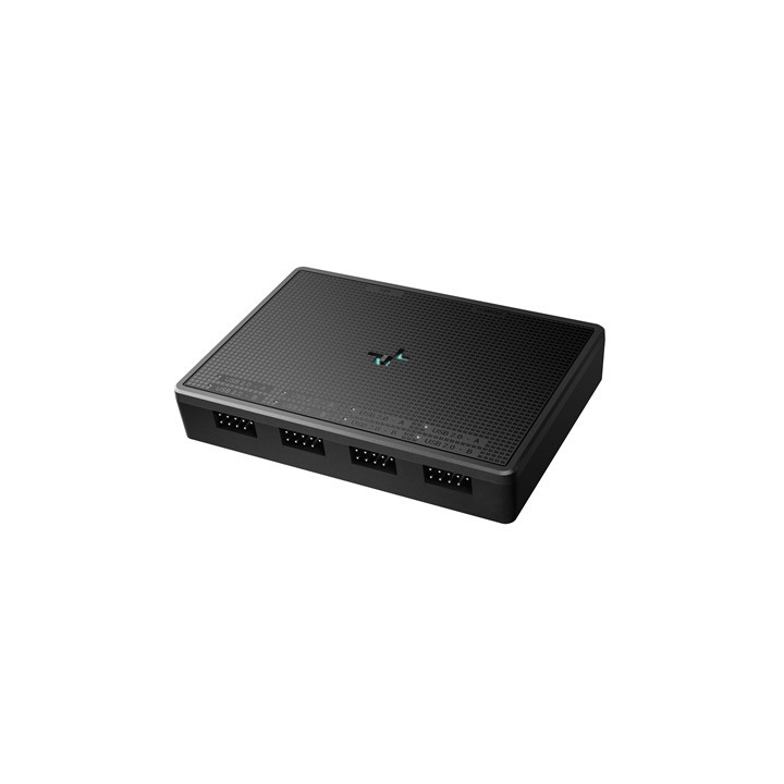 DeepCool USB HUB 4 ports  Easy Setup  Plug-and-play  Windows  macOS Compatibility  Connecting Multiple USB Devices  Black