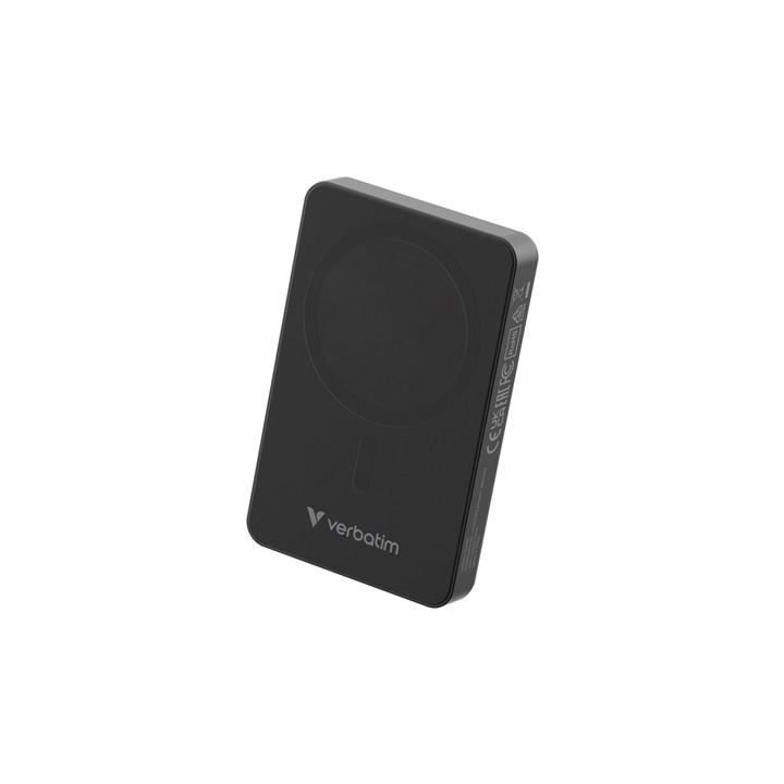Verbatim Charge 'n' Go Essentials MagSafe Power Bank Wireless 10000mAh Black