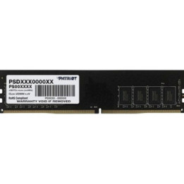 Patriot Signature Series (PSD48G32002) 8GB  DDR4  U-DIMM  3200MTs  CL22  288 Pin  Limited Lifetime Warranty