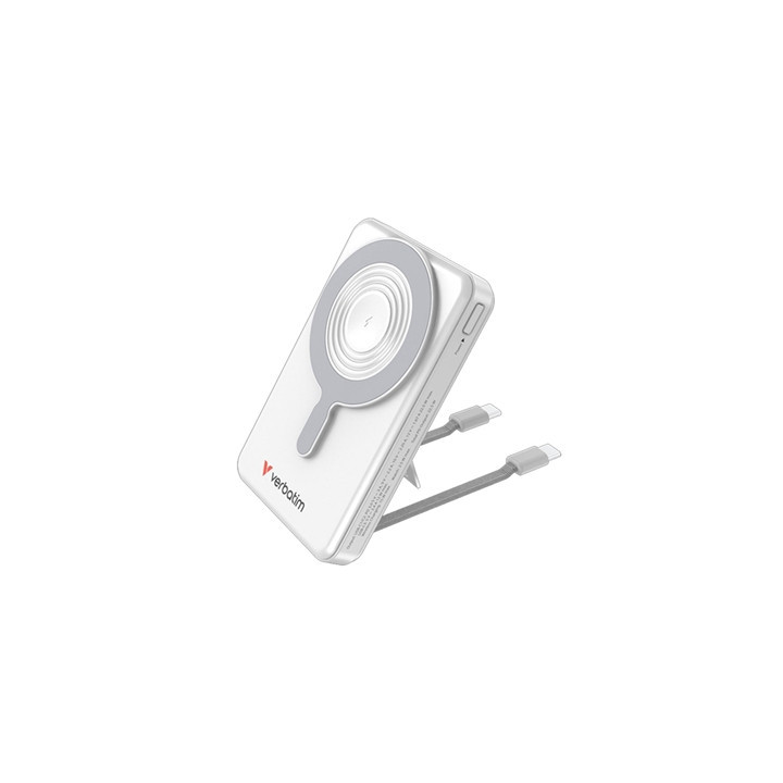 Verbatim Charge'n'Go 2C & Display MagSafe Power Bank 10000 mAh Silver