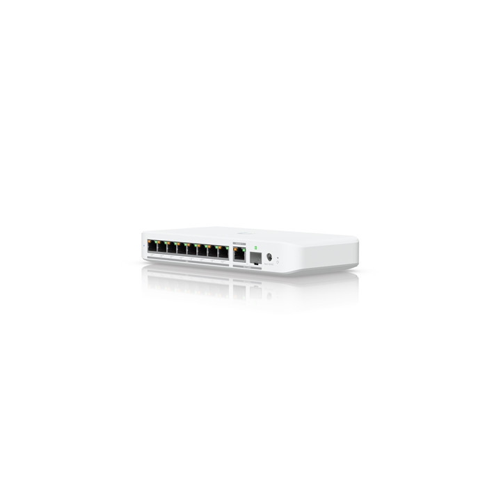 Ubiquiti USW-FLEX-2.5G-8-POE UniFi Flex 2.5G Ultra Compact 8 Port POE/USB-C Powered POE++ Managed Switch