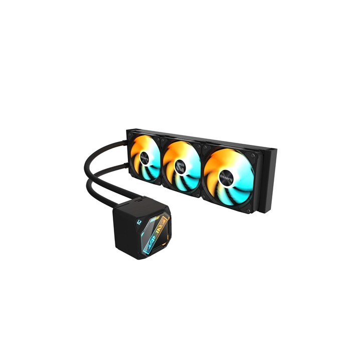 GIGABYTE GP-GIGABYTE Gaming 360 All-in-One Liquid CPU Cooler with 360mm Radiator  ARGB Lighting  Teflon Tubing and Magnetic Rota