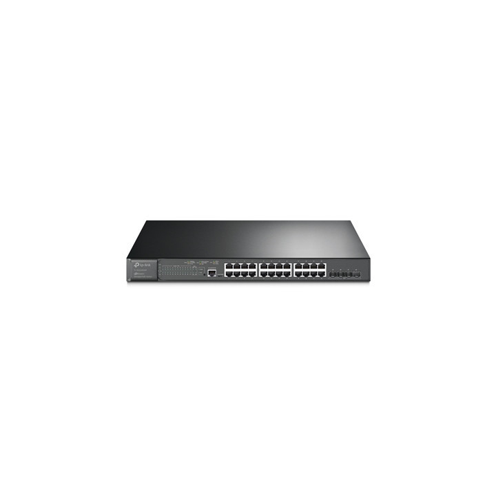 TP-Link JetStream TL-SG3428XMP 24-Port Metal Gigabit and 4-Port 10GE SFP+ L2+ Managed Switch with 24-Port PoE+ (384W)