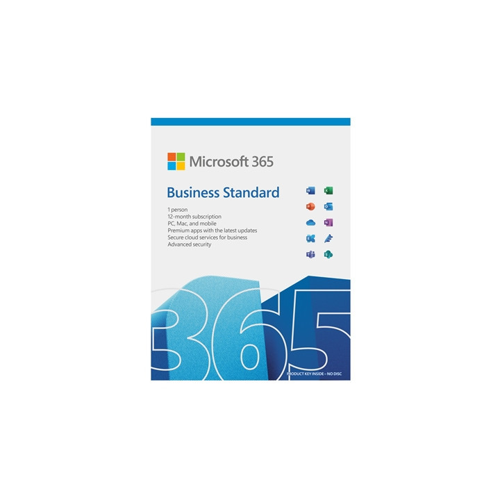 Microsoft 365 Business Standard 1 Year 1 User - Retail Boxed