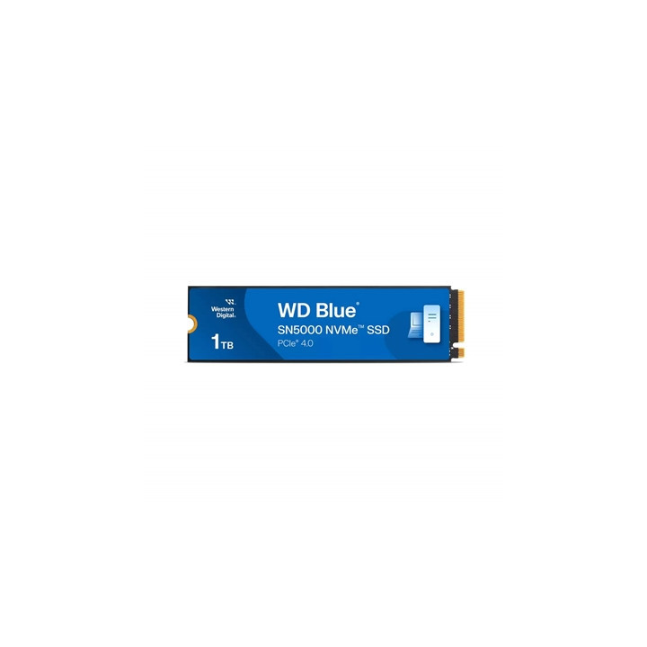 WD Blue SN5000 (WDS100T4B0E-00CNZ0) 1TB NVMe SSD  M.2 Interface  PCIe Gen4  2280  Read 5150MB/s  Write 4900MB/s  5 Year Warranty