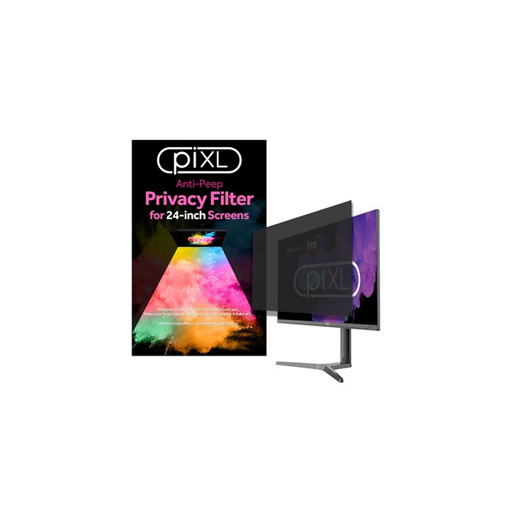piXL 24-Inch Monitor Security Privacy Screen/ Privacy Filter  Anti-Glare  Anti-Peep  Anti-Static & Blackout
