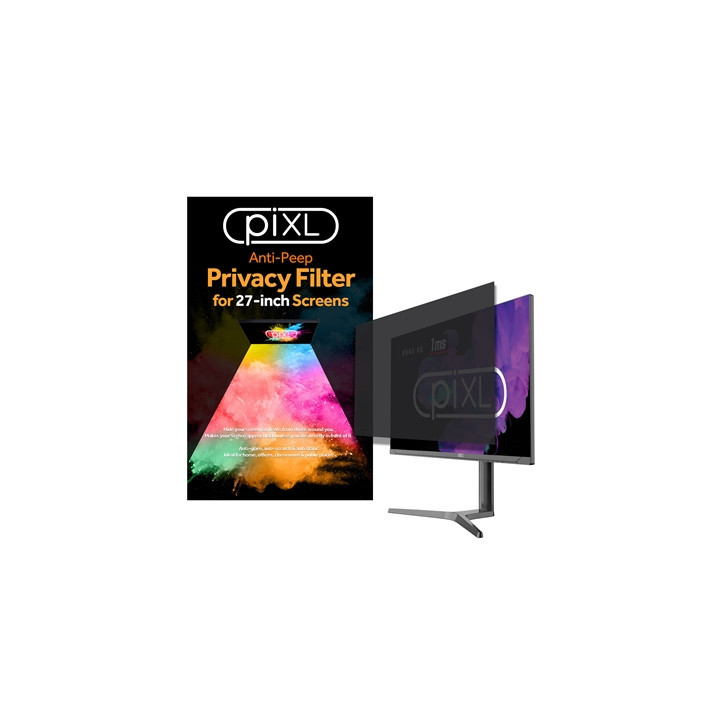 piXL 27 Inch Monitor Security Privacy Screen/ Privacy Filter  Anti-Glare  Anti-Peep  Anti-Static & Blackout