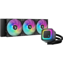 DeepCool LE360 V2 360mm Liquid CPU Cooler  Triple 120mm ARGB Fans  Anti-Leak Tech  Quiet High-Performance Pump  Compatible with 