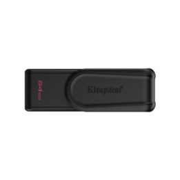 Kingston DataTraveler Exodia S DTXS/64GB USB Flash Drive  64GB  USB 3.2   Black  Swivel Cap Design