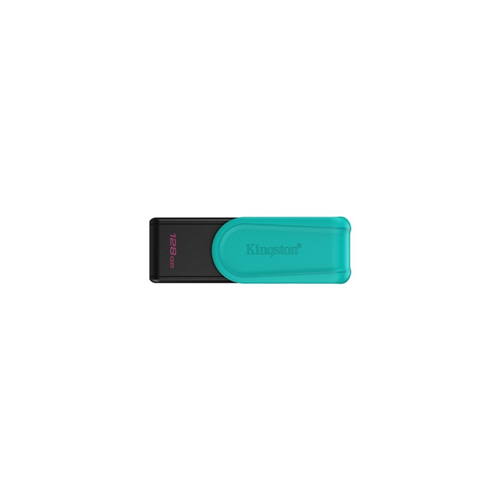 Kingston DataTraveler Exodia S DTXS/128GB USB Flash Drive  128GB  USB 3.2  Black/Green  Swivel Cap Design